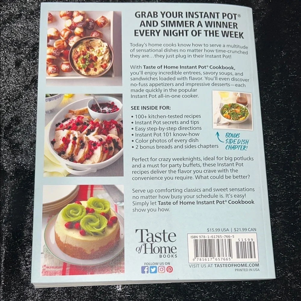 Taste of Home Blue Kitchen Cookbook